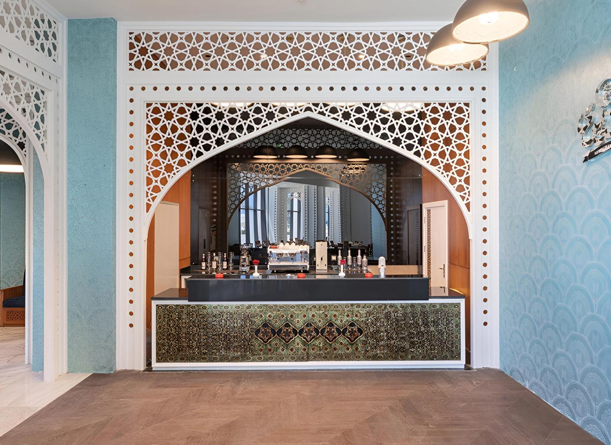 Rixos Premium Alamein El Alamein Esterno foto The interior of the hotel