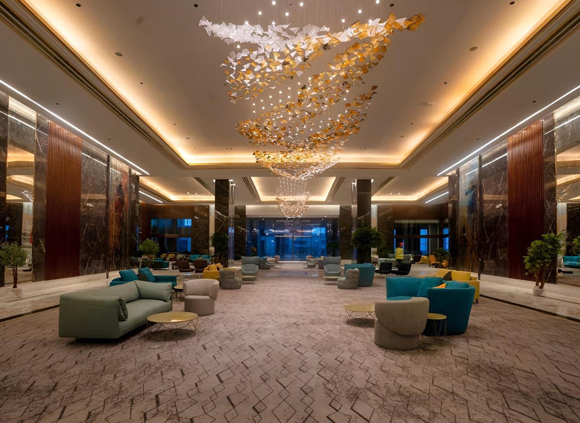 Rixos Premium Alamein El Alamein Esterno foto The lobby of the hotel