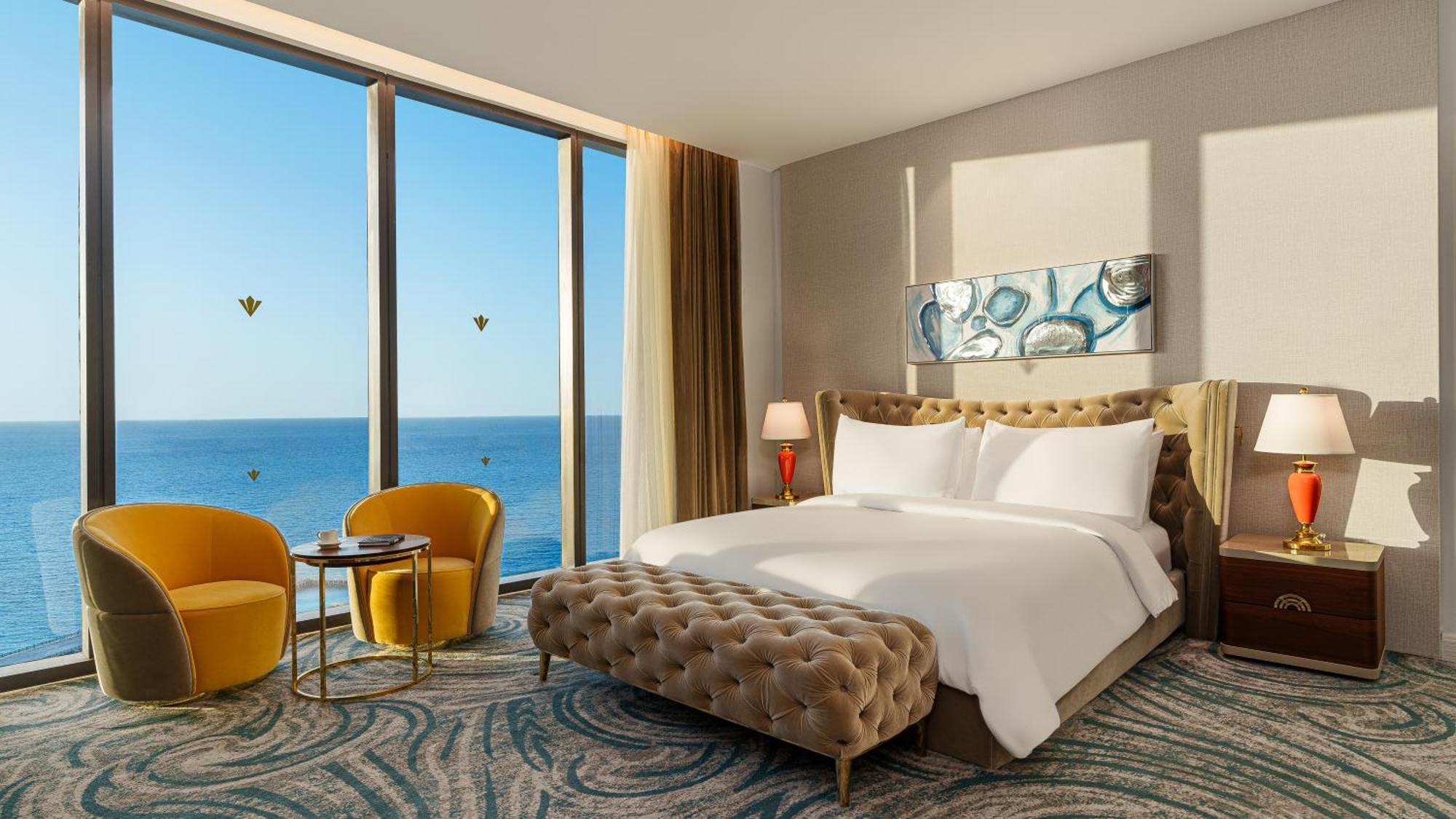 Rixos Premium Alamein El Alamein Camera foto A bedroom at the hotel
