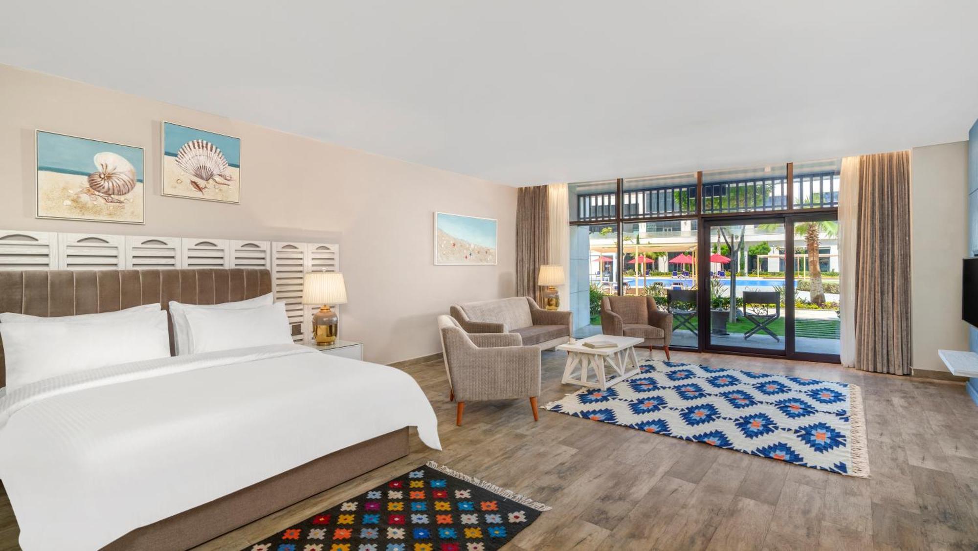 Rixos Premium Alamein El Alamein Esterno foto A room at the hotel