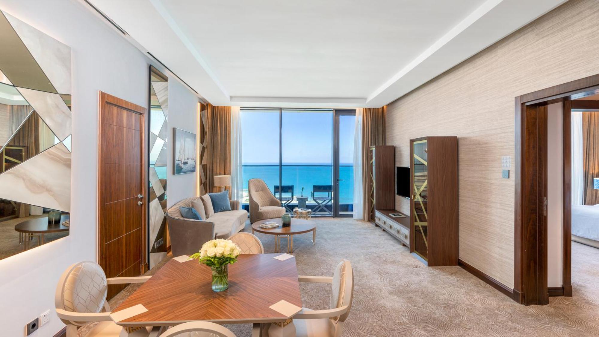 Rixos Premium Alamein El Alamein Camera foto A suite at the hotel