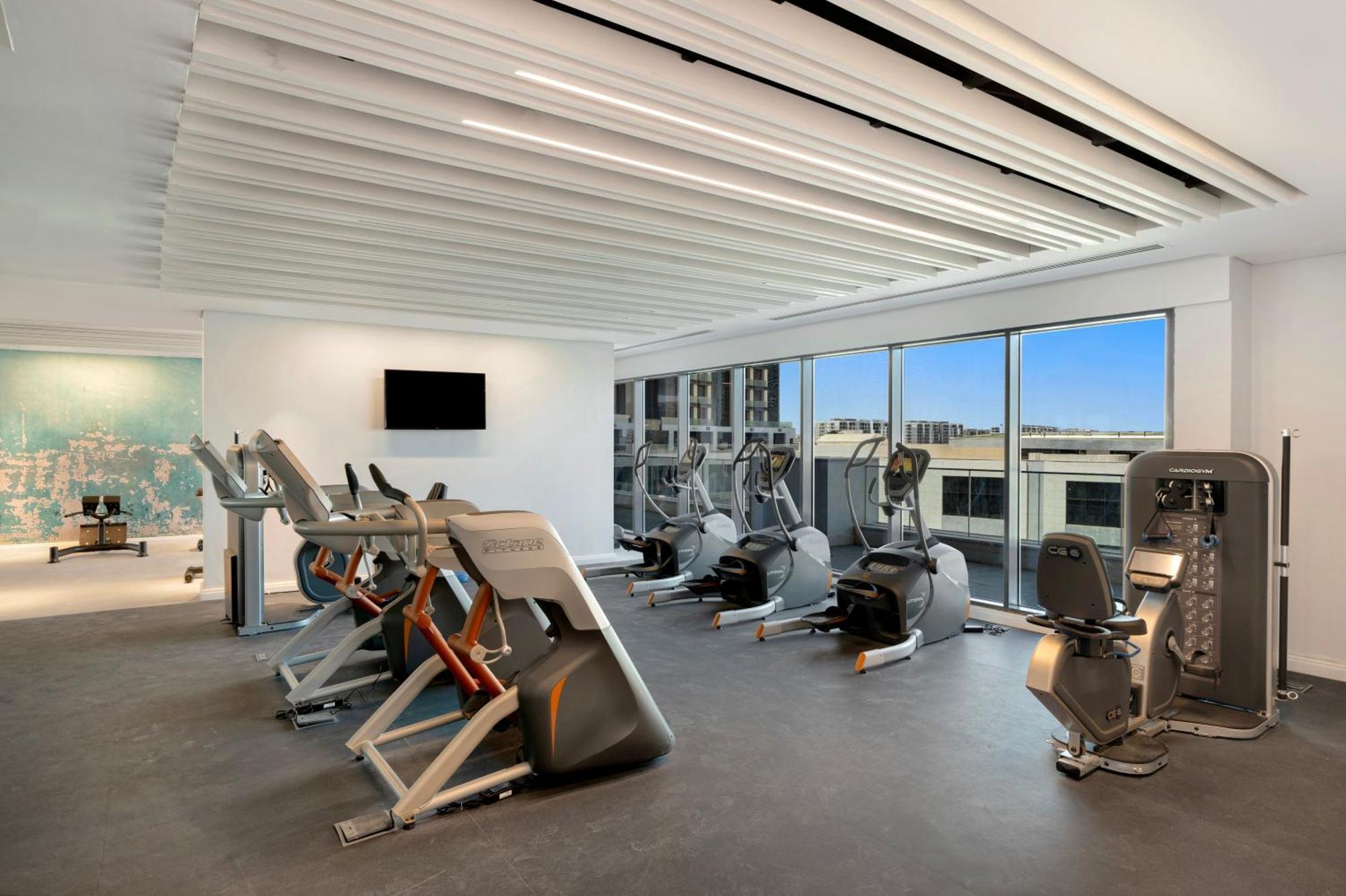 Rixos Premium Alamein El Alamein Esterno foto The gym at the hotel